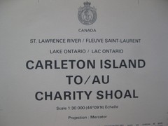 Lot of 3 Canadian Hydrographic Service Charts Summerland Group to Charity Shoal