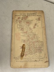 Vintage Ordnance Survey Map Of Great Britain Sheet 177 Taunton & Lyme Regis