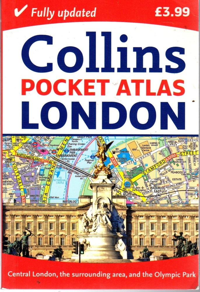 Collins London Pocket Atlas – Collins – Good – Paperback