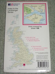 OS Ordnance Survey Landranger Map Sheet 196 The Solent & Isle of Wight – 1997