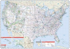 Rand McNally Easy to Read: United States Map Multicolor