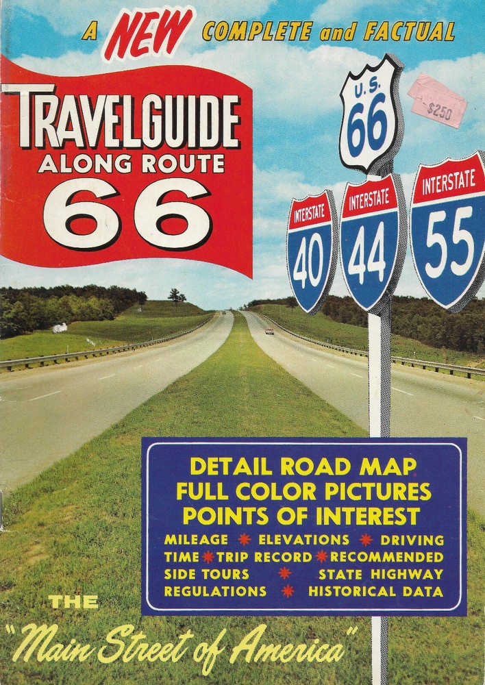 Vintage 1965 TRAVEL GUIDE ALONG ROUTE 66 G2