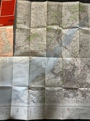BRISTOL & NEWPORT – Ordnance Survey One Inch Map Sheet 155 1967 Portishead