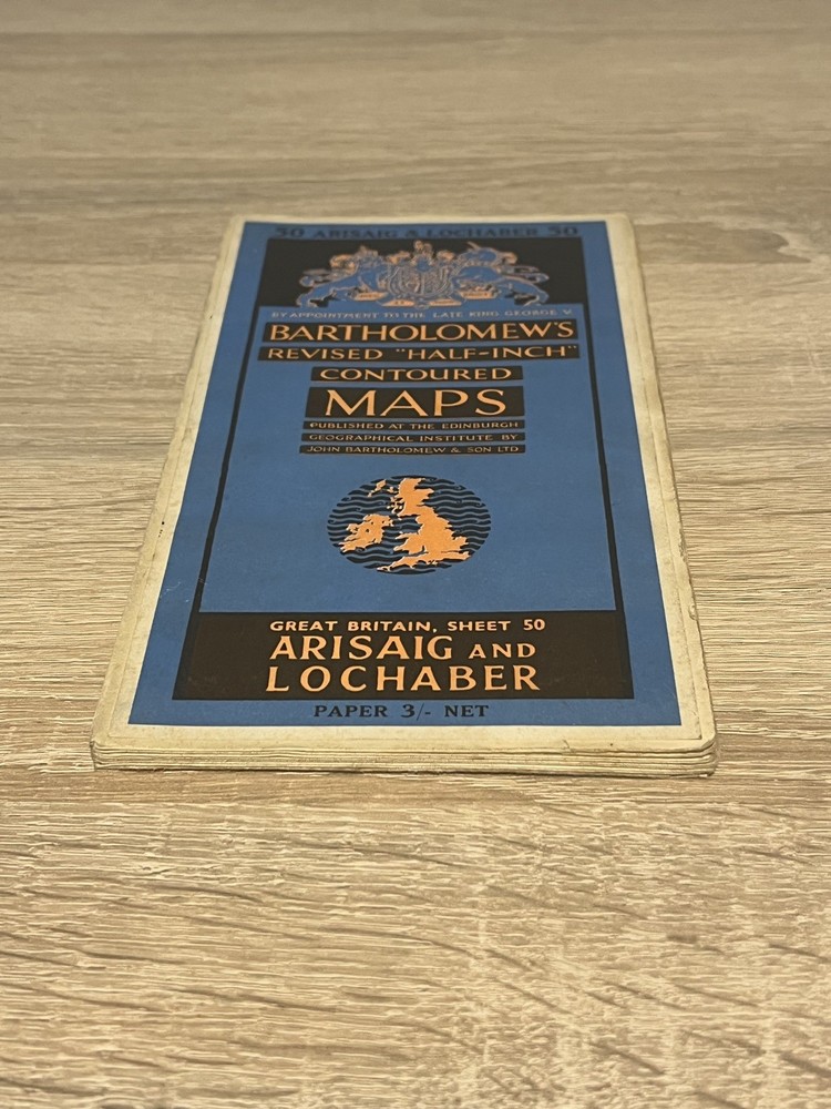 Bartholomews No50 Arisaig and Lochaber Map