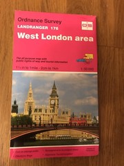Ordnance Survey Map Sheet 176 – West London Area