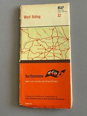 Bartholomew, Half Inch Map, No: 32, West Riding