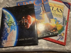 The Young People’s Atlas of the United States & Space & Earth Books (3 Books)