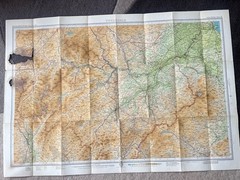 Bartholomew’s Map Tweeddale Berwick Vintage 60s 1961 Paper ½” Free Post UK