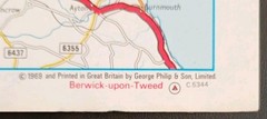 BP Road Map 6: Central and Southern Scotland • Scale – 4 miles = 1 inch (1969).