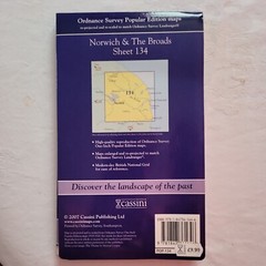 Cassini Historical Map Norwich & The Broads 1921-1922