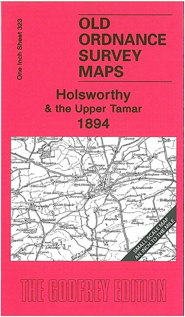 Holsworthy & the Upper Tamar 1894 One Inch Sheet 323 by Richard Oliver