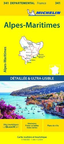 Michelin Alpes-Maritimes – Michelin Local Map 341 (Map)