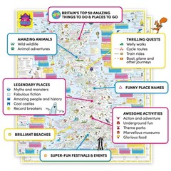 Great British Marvellous Map of Wonders | Adventure Maps & Guides | Days Out