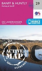 Banff & Huntly, Portsoy & Turriff (Map) OS Landranger Active Map