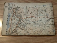 Vintage Windermere, Lake District folded map