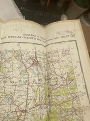 Vintage Ordnance Survey Map England And Wales Sheet 182 Brighton And Worthing