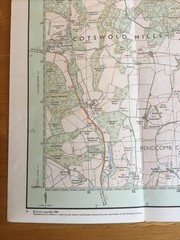 1985 Ordnance Survey Pathfinder Map SP 01/11 Northleach And Andoversford