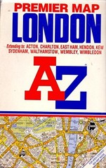 A-Z Premier Map of London by Geographers’ A-Z Map Company Sheet map, folded The