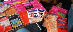 Large Box Of Vintage Etc Os And Other Maps All Around UK, See Photos