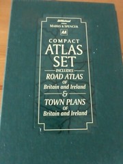 AA Glovebox Atlas Set: Compact Atlas and Town Plan. VINTAGE/COLLECTIBLE