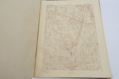 1893 Topographical Atlas of Connecticut USGS Geological Survey Antique Maps