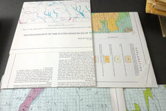 1976 OGS Water Resources of Clinton Quadrangle W OK Hydrologic Atlas 5, 4 Maps