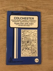 Vintage Colchester Street Plan With Index – Barnetts