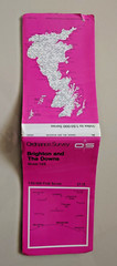 Brighton and The Downs Ordnance Survey 1:50000 Sheet 198 1st Series 1974