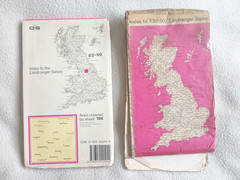 !! Two Maps !! OS Ordnance Survey Landranger Map 103 104 Blackburn Leeds