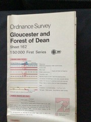 MAP – Ordnance Survey 1:50 1st Ser 1974 Gloucester & Forest of Dean #162 (8713