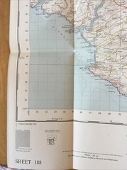 1961 Ordnance Survey One Inch Seventh Series Map 188 Torquay (incl Kingsbridge )