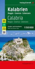 Calabria, Road and Leisure Map, 1:150.000, by Freytag-Berndt (Sheet map, folded)