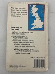 Ordnance Survey Great Britain Routeplanner Map 1 Inch To 10 Mile Scale Map