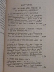 St. Nicholas, Abingdon and Other Papers – Arthur E Preston – HBK – Good