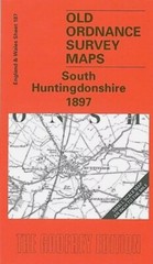 MAP OF South Huntingdonshire 1897 One Inch sheet 187 by David Cozens NEW