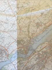 1991 Ordnance Survey Pathfinder Map 751 SH 47/57 Bangor And Llangefni