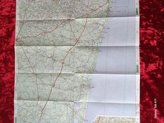 1980s Michelin Map No.78 Bordeaux Biarritz France Folding Road Map Vintage