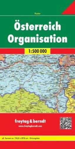 Freytag-Berndt Austria Organisation, 1:500.000 (Map) (UK IMPORT)