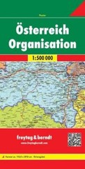 Freytag-Berndt Austria Organisation, 1:500.000 (Map) (UK IMPORT)