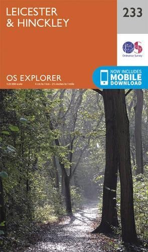Leicester and Hinckley (Map) OS Explorer Map