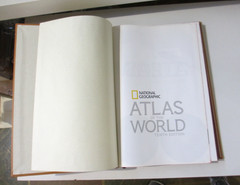 National Geographic Atlas of the World 10th Edition Vachetta Leather Hardcover