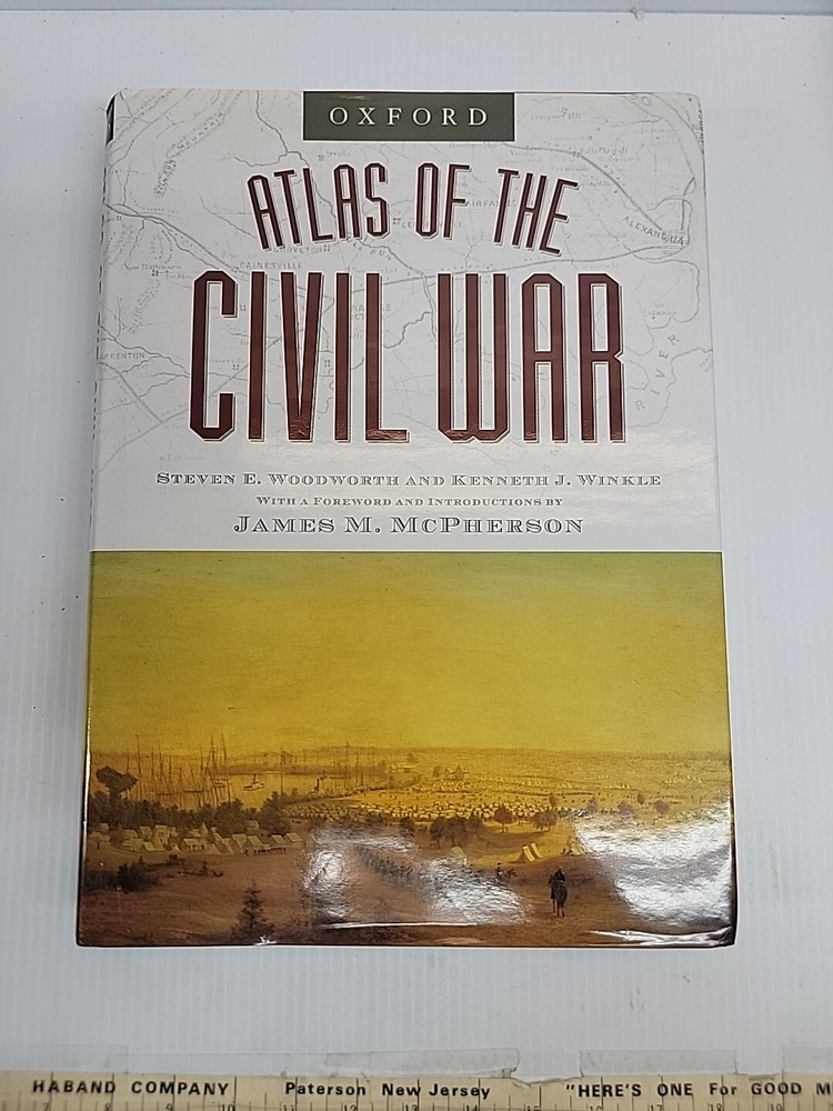 Atlas of the Civil War – Oxford, hardcover . Great Shape We Ship Quick From USA