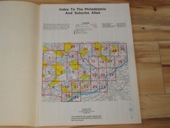 PHILADELPHIA PA & SUBURBS FRANKLIN’S 1984 STREET MAPS & ZIP CODES