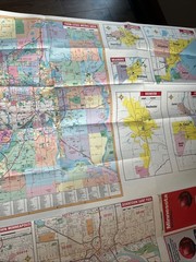 Lot Minnesota Nebraska North Dakota South Dakota Road Map Folded 2 Maps 1990s