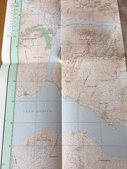 1976 Ordnance Survey Pathfinder Map 237 NH00/10 Loch Loyne (incl Tomdoun )