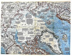 National Geographic Map, OCT 1971, Arctic Ocean Floor