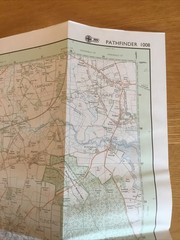 1986 Ordnance Survey Pathfinder Map 1008 TM 25/35 Wickham Market (incl Ufford )