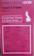 Landranger 183. Yeovil & Frome. OS 1:50,000 Map. Ordnance Survey. Vintage.