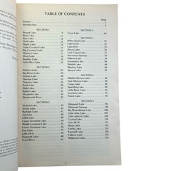 FISHING HOT SPOTS in NORTH CENTRAL WISCONSIN • BOULDER JUNCTION AREA © 1988