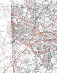 Ordnance Survey 1:25000 Pathfinder Crawley 1247 TQ23/33 1994